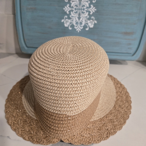 Tahari Beige and Tan Women's Hat - Picture 4 of 7